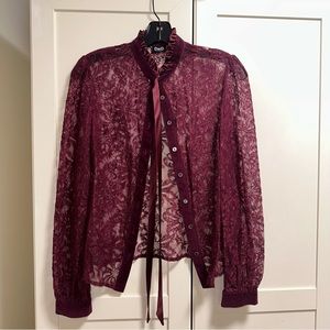 Dolce and Gabbana sheet lace blouse Vintage Y2K era